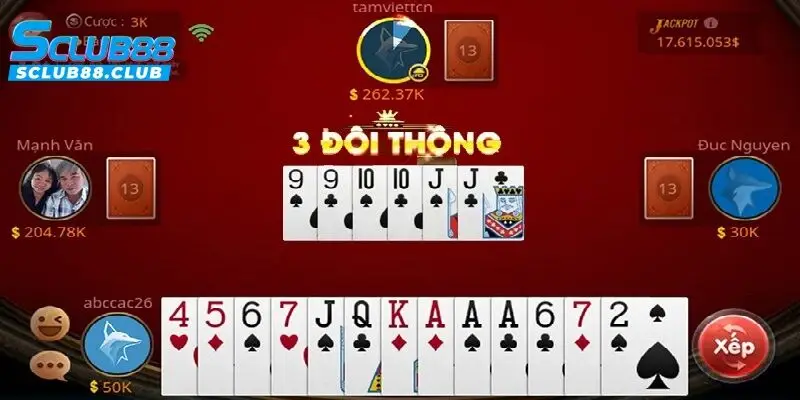 luật chơi tiến lên miền nam sclub88